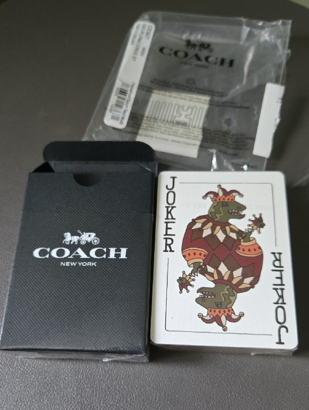 Coach Black and White Logo Gift Box
